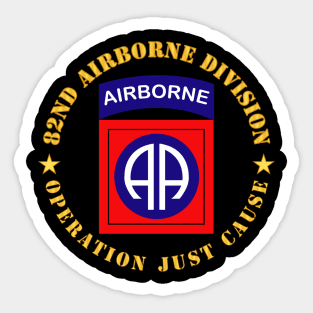 82nd Airborne Division - Operation Just Cause Sticker